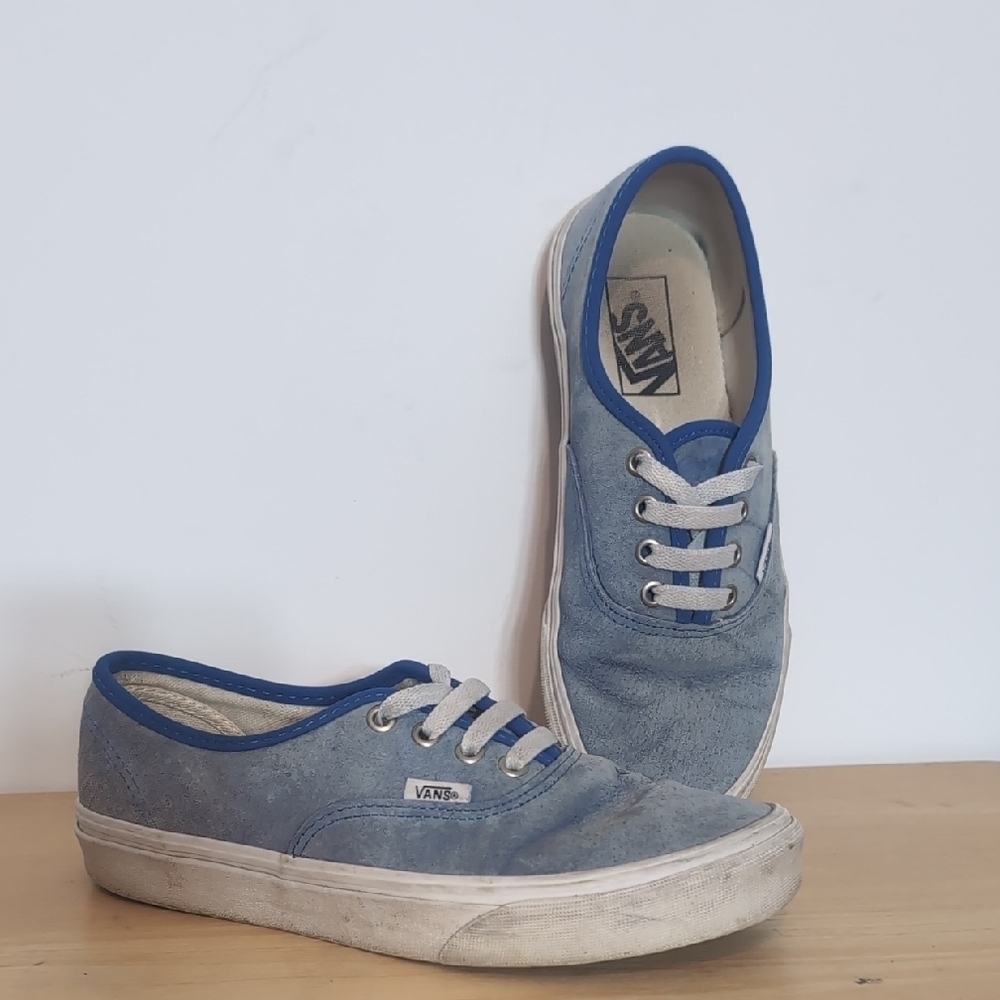 Vans Old Skool Pig Suede Princess Blue Sneakers Shoes